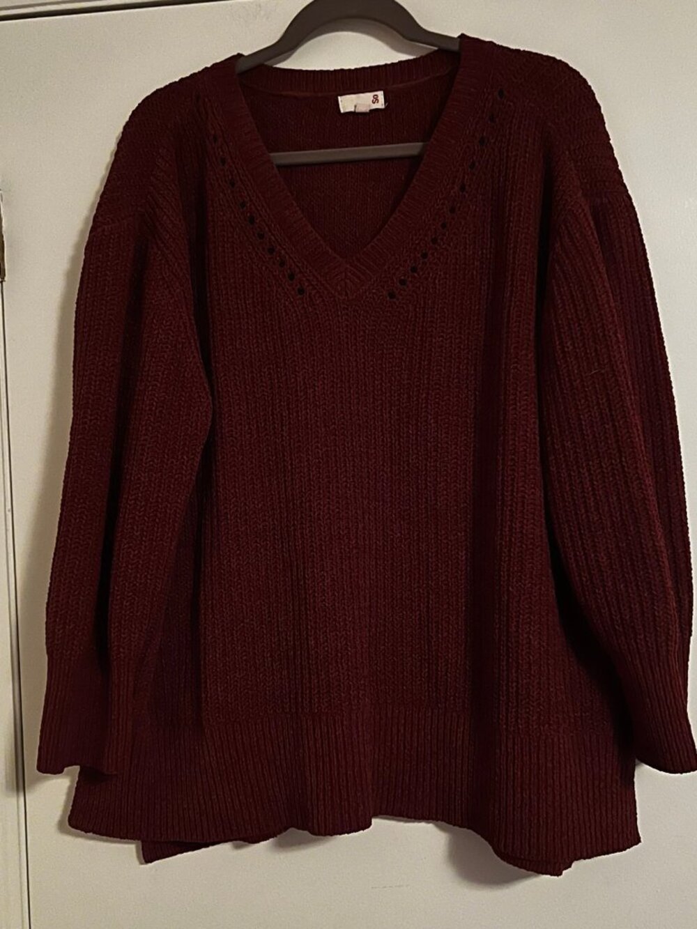 SO Size XXL Rust Colored Sweater